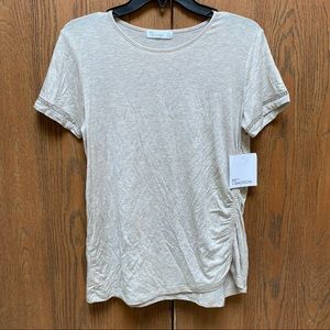 NWT 89th & Madison Outmeal Heather Shirt | Color: Cream | Size: S